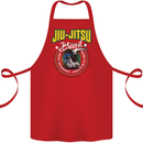 Jiu Jitsu Brazilian MMA Mixed Martial Arts Cotton Apron 100% Organic Red