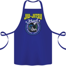 Jiu Jitsu Brazilian MMA Mixed Martial Arts Cotton Apron 100% Organic Royal Blue