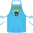 Jiu Jitsu Brazilian MMA Mixed Martial Arts Cotton Apron 100% Organic Turquoise