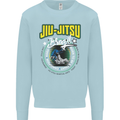 Jiu Jitsu Brazilian MMA Mixed Martial Arts Kids Sweatshirt Jumper Light Blue
