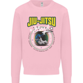 Jiu Jitsu Brazilian MMA Mixed Martial Arts Kids Sweatshirt Jumper Light Pink
