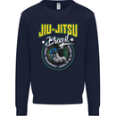 Jiu Jitsu Brazilian MMA Mixed Martial Arts Kids Sweatshirt Jumper Navy Blue