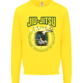 Jiu Jitsu Brazilian MMA Mixed Martial Arts Kids Sweatshirt Jumper Yellow
