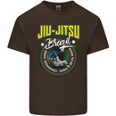 Jiu Jitsu Brazilian MMA Mixed Martial Arts Kids T-Shirt Childrens Chocolate