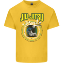 Jiu Jitsu Brazilian MMA Mixed Martial Arts Kids T-Shirt Childrens Yellow