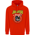 Jiu Jitsu Brazilian MMA Mixed Martial Arts Mens 80% Cotton Hoodie Bright Red