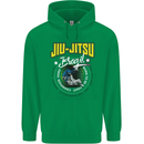 Jiu Jitsu Brazilian MMA Mixed Martial Arts Mens 80% Cotton Hoodie Irish Green