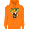 Jiu Jitsu Brazilian MMA Mixed Martial Arts Mens 80% Cotton Hoodie Orange