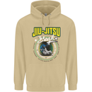 Jiu Jitsu Brazilian MMA Mixed Martial Arts Mens 80% Cotton Hoodie Sand