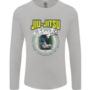 Jiu Jitsu Brazilian MMA Mixed Martial Arts Mens Long Sleeve T-Shirt Sports Grey