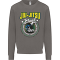Jiu Jitsu Brazilian MMA Mixed Martial Arts Mens Sweatshirt Jumper Charcoal