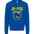 Jiu Jitsu Brazilian MMA Mixed Martial Arts Mens Sweatshirt Jumper Royal Blue