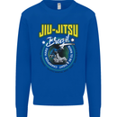 Jiu Jitsu Brazilian MMA Mixed Martial Arts Mens Sweatshirt Jumper Royal Blue