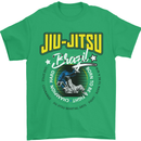 Jiu Jitsu Brazilian MMA Mixed Martial Arts Mens T-Shirt Cotton Gildan Irish Green
