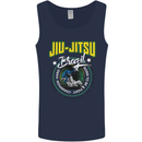 Jiu Jitsu Brazilian MMA Mixed Martial Arts Mens Vest Tank Top Navy Blue