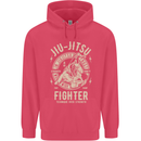 Jiu Jitsu Fighter Mixed Martial Arts MMA Childrens Kids Hoodie Heliconia