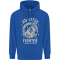 Jiu Jitsu Fighter Mixed Martial Arts MMA Childrens Kids Hoodie Royal Blue