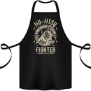 Jiu Jitsu Fighter Mixed Martial Arts MMA Cotton Apron 100% Organic Black