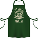 Jiu Jitsu Fighter Mixed Martial Arts MMA Cotton Apron 100% Organic Forest Green