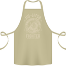 Jiu Jitsu Fighter Mixed Martial Arts MMA Cotton Apron 100% Organic Khaki