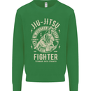 Jiu Jitsu Fighter Mixed Martial Arts MMA Kids Sweatshirt Jumper Irish Green