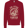 Jiu Jitsu Fighter Mixed Martial Arts MMA Kids Sweatshirt Jumper Red