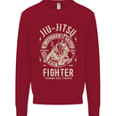 Jiu Jitsu Fighter Mixed Martial Arts MMA Kids Sweatshirt Jumper Red