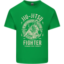 Jiu Jitsu Fighter Mixed Martial Arts MMA Kids T-Shirt Childrens Irish Green