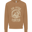 Jiu Jitsu Fighter Mixed Martial Arts MMA Mens Sweatshirt Jumper Caramel Latte