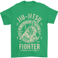 Jiu Jitsu Fighter Mixed Martial Arts MMA Mens T-Shirt Cotton Gildan Irish Green