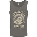 Jiu Jitsu Fighter Mixed Martial Arts MMA Mens Vest Tank Top Charcoal