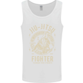 Jiu Jitsu Fighter Mixed Martial Arts MMA Mens Vest Tank Top White