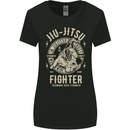 Jiu Jitsu Fighter Mixed Martial Arts MMA Womens Wider Cut T-Shirt Black