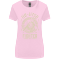 Jiu Jitsu Fighter Mixed Martial Arts MMA Womens Wider Cut T-Shirt Light Pink