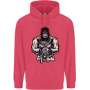 Jiu Jitsu Gorilla MMA Martial Arts Karate Childrens Kids Hoodie Heliconia