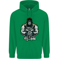 Jiu Jitsu Gorilla MMA Martial Arts Karate Childrens Kids Hoodie Irish Green
