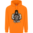 Jiu Jitsu Gorilla MMA Martial Arts Karate Childrens Kids Hoodie Orange