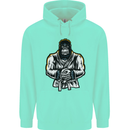 Jiu Jitsu Gorilla MMA Martial Arts Karate Childrens Kids Hoodie Peppermint