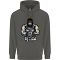 Jiu Jitsu Gorilla MMA Martial Arts Karate Childrens Kids Hoodie Storm Grey