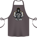 Jiu Jitsu Gorilla MMA Martial Arts Karate Cotton Apron 100% Organic Dark Grey