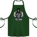 Jiu Jitsu Gorilla MMA Martial Arts Karate Cotton Apron 100% Organic Forest Green