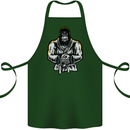 Jiu Jitsu Gorilla MMA Martial Arts Karate Cotton Apron 100% Organic Forest Green