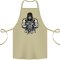 Jiu Jitsu Gorilla MMA Martial Arts Karate Cotton Apron 100% Organic Khaki
