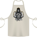 Jiu Jitsu Gorilla MMA Martial Arts Karate Cotton Apron 100% Organic Natural