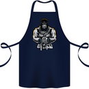 Jiu Jitsu Gorilla MMA Martial Arts Karate Cotton Apron 100% Organic Navy Blue