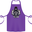 Jiu Jitsu Gorilla MMA Martial Arts Karate Cotton Apron 100% Organic Purple