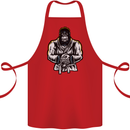 Jiu Jitsu Gorilla MMA Martial Arts Karate Cotton Apron 100% Organic Red