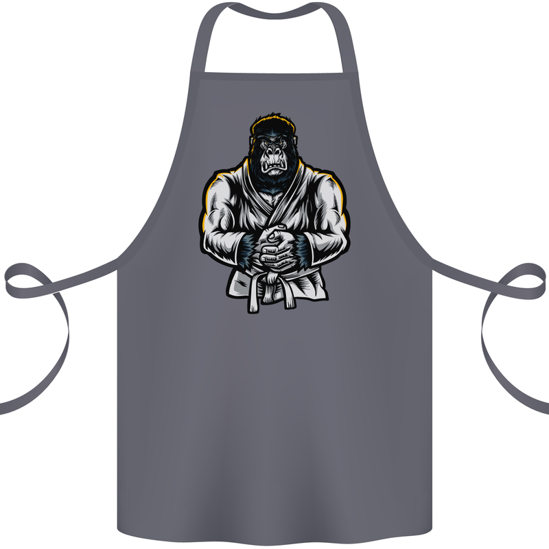 Jiu Jitsu Gorilla MMA Martial Arts Karate Cotton Apron 100% Organic Steel