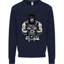 Jiu Jitsu Gorilla MMA Martial Arts Karate Kids Sweatshirt Jumper Navy Blue