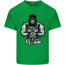 Jiu Jitsu Gorilla MMA Martial Arts Karate Kids T-Shirt Childrens Irish Green